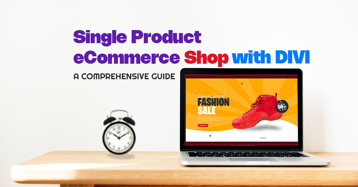 Single Product eCommerce Shop with Divi